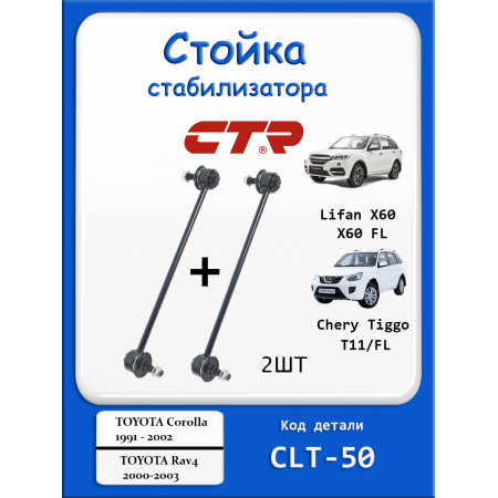 Стойки стабилизатора передние Lifan X60